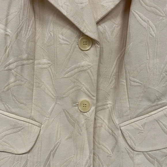 Worthington 3/4 Length Sleeve Porcelain Beige Blazer 14 NWOT - Picture 6 of 6